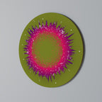 EXPLOSION ESSENCE Round Wall Art