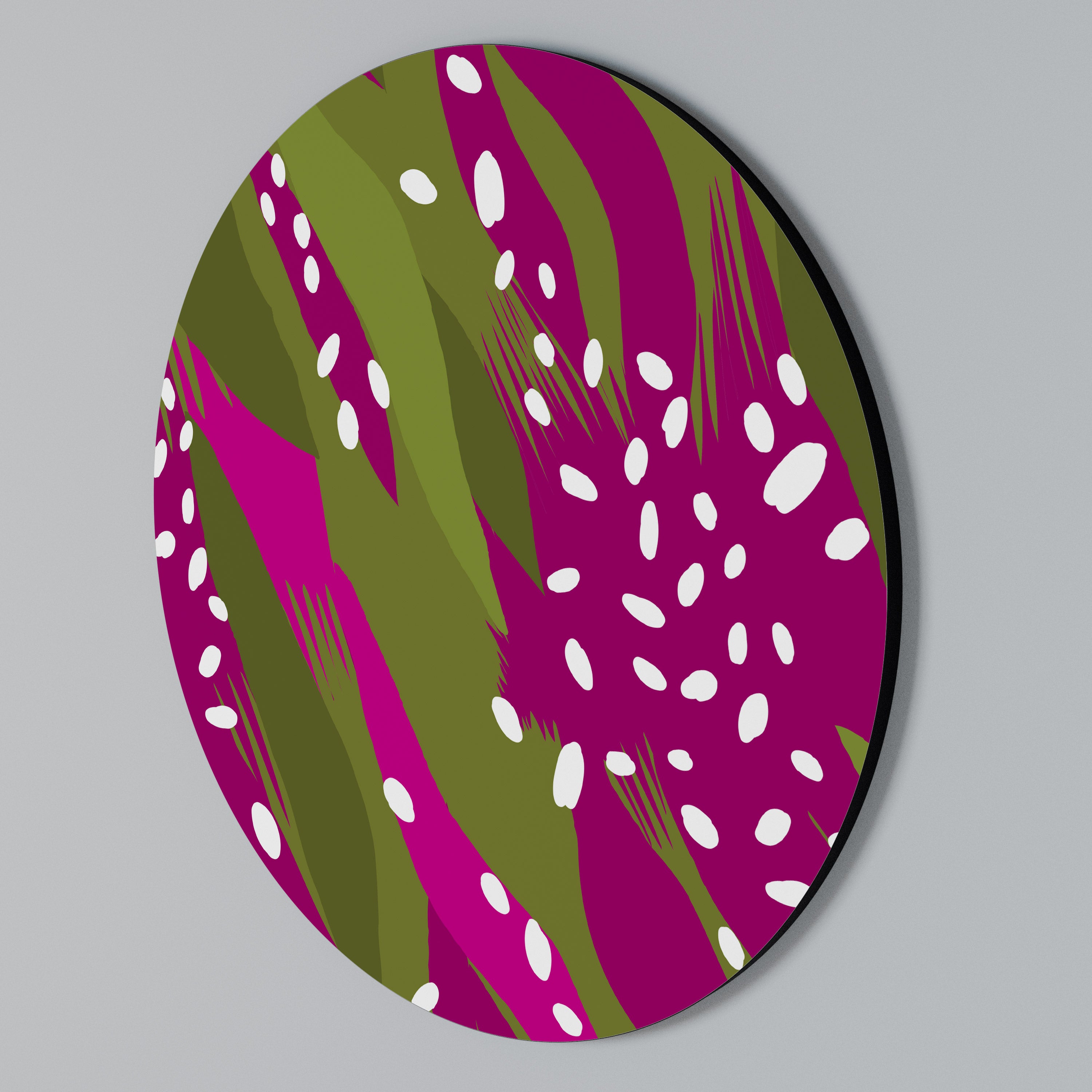 ENCHANTED TIGER Round Wall Art