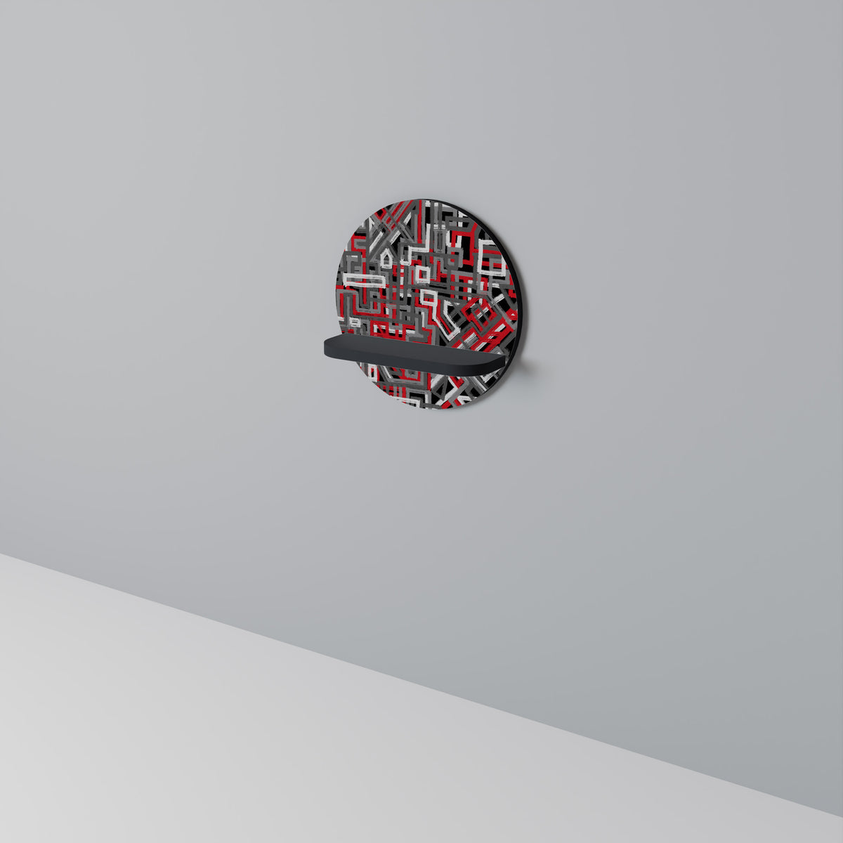 BROKEN LINES Art Shelf