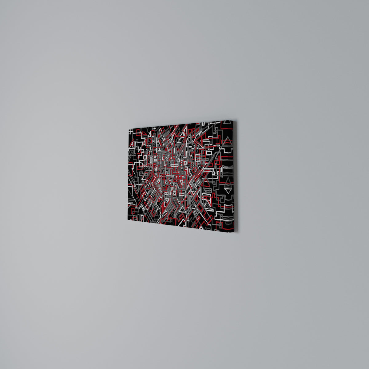 BROKEN LINES Horizontal Canvas Print