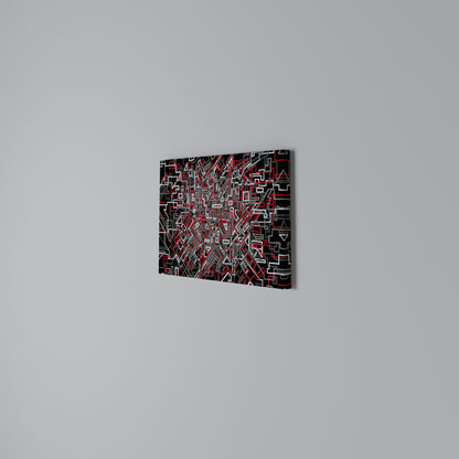 BROKEN LINES Horizontal Canvas Print