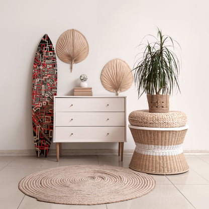 BROKEN LINES Surfboard Decorative Panel