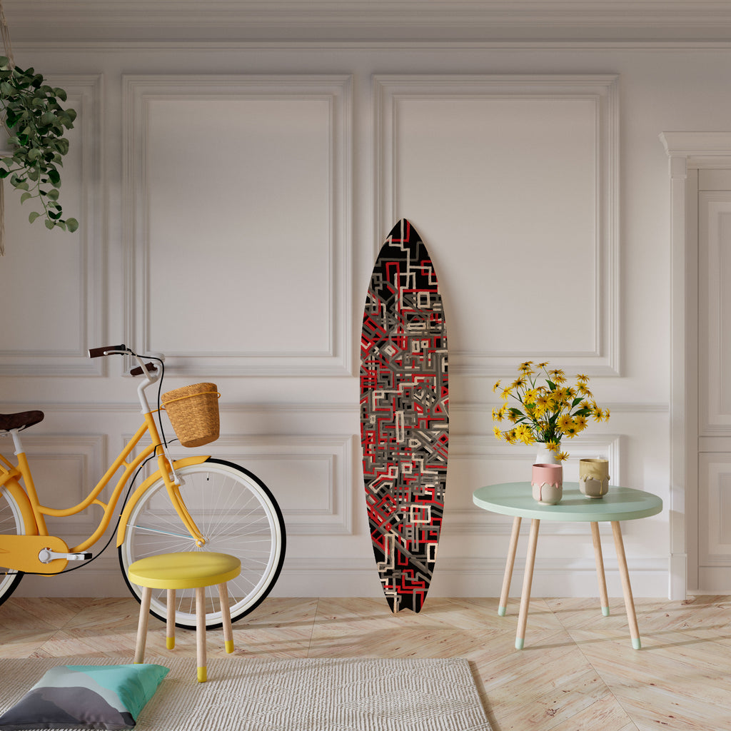 BROKEN LINES Surfboard Decorative Panel