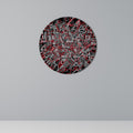 BROKEN LINES Round Wall Art