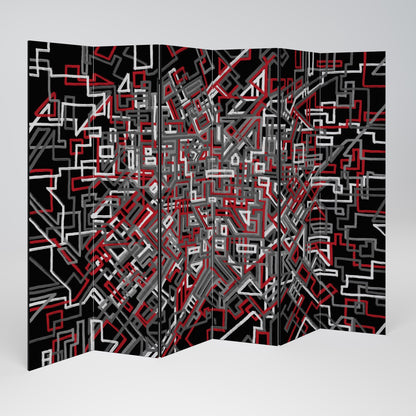 BROKEN LINES Decorative 6-Panel Room Divider