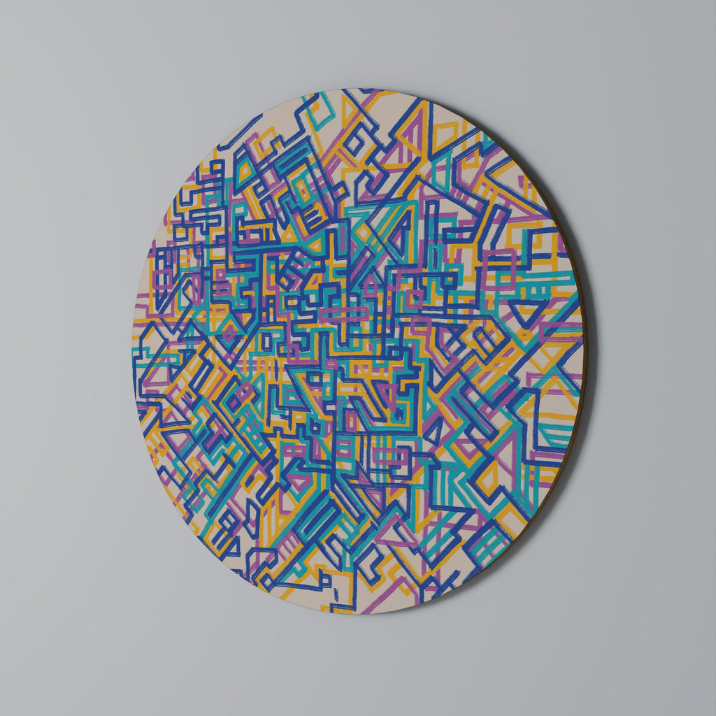 MINNEKARTA Rund Väggdekoration