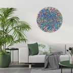 MEMORIES MAP Round Wall Art