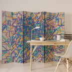 MEMORIES MAP Rumsavdelare 6 paneler