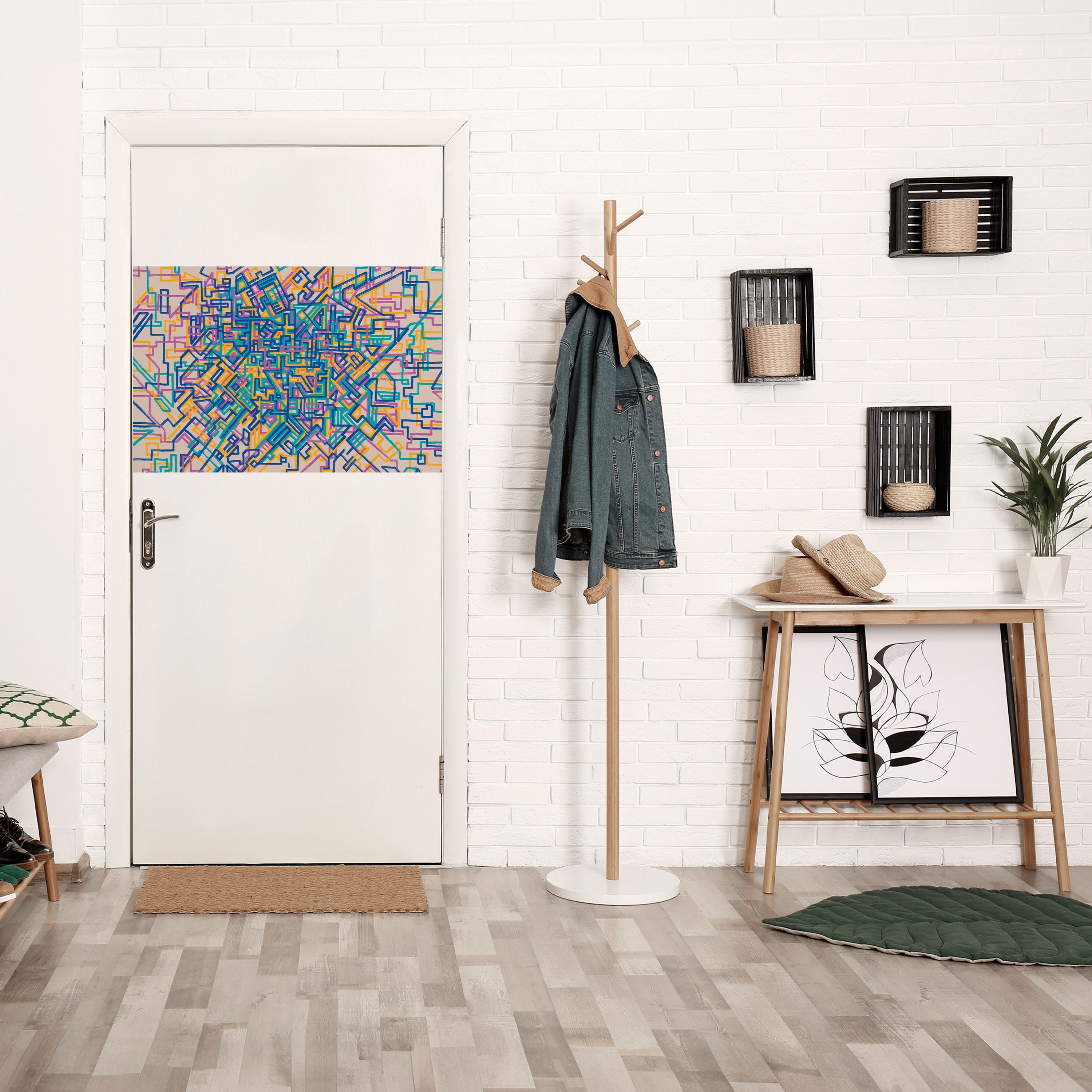 MINNESKARTA Horisontell Poster med självhäftande papper
