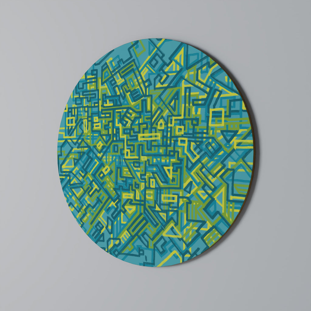 NOSTALGISKA MINNEN Rund Väggdekoration