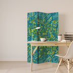 NOSTALGIC MEMORIES 3-Panel Room Divider