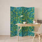 NOSTALGIC MEMORIES 4-Panel Room Divider