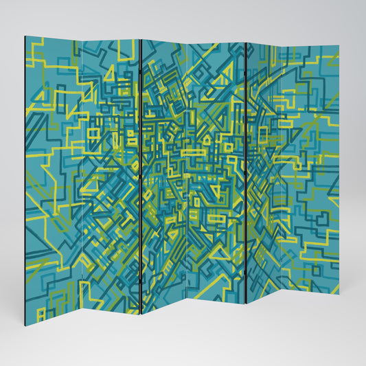 NOSTALGIC MEMORIES Decorative 6-Panel Room Divider