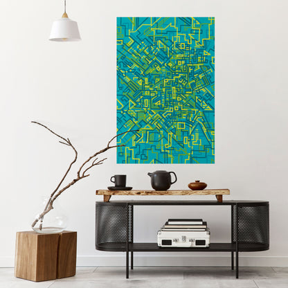 NOSTALGIC MEMORIES Peel and Stick Vertical Poster