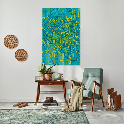 NOSTALGIC MEMORIES Peel and Stick Vertical Poster