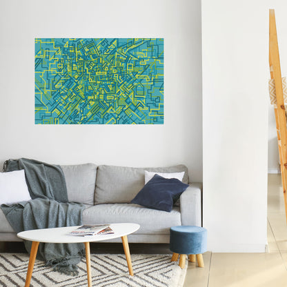 NOSTALGIC MEMORIES Peel and Stick Horizontal Poster