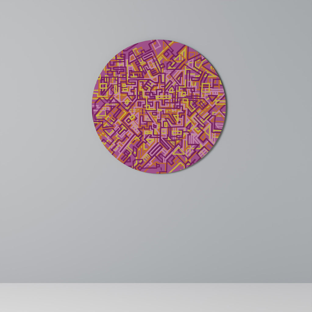 Rund väggdekoration med LOVELY MEMORIES