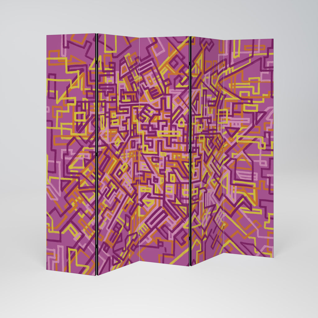 LOVELY MEMORIES Dekorativ rumsavdelare – 5 paneler