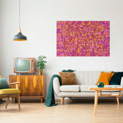 LOVE MEMORIES Horisontell poster med självhäftande text