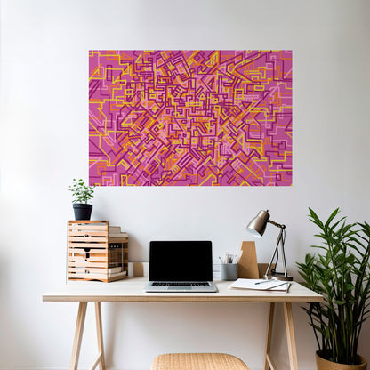 LOVE MEMORIES Horisontell poster med självhäftande text