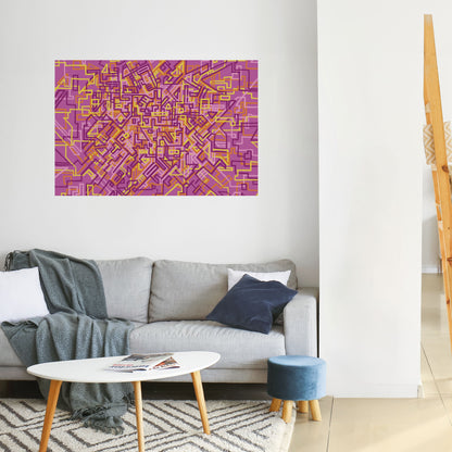 LOVE MEMORIES Horisontell poster med självhäftande text