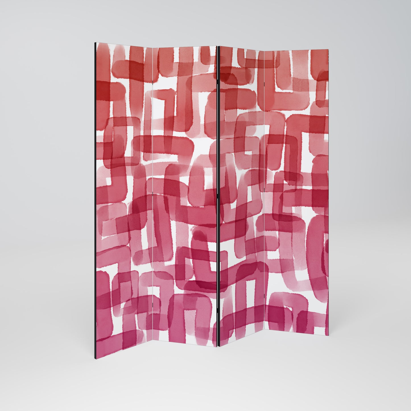 KALEIDOSCOPIC CUBISM Rumsavdelare 4 paneler