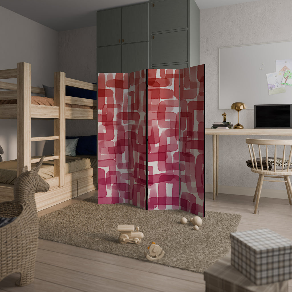 KALEIDOSCOPIC CUBISM Rumsavdelare 4 paneler