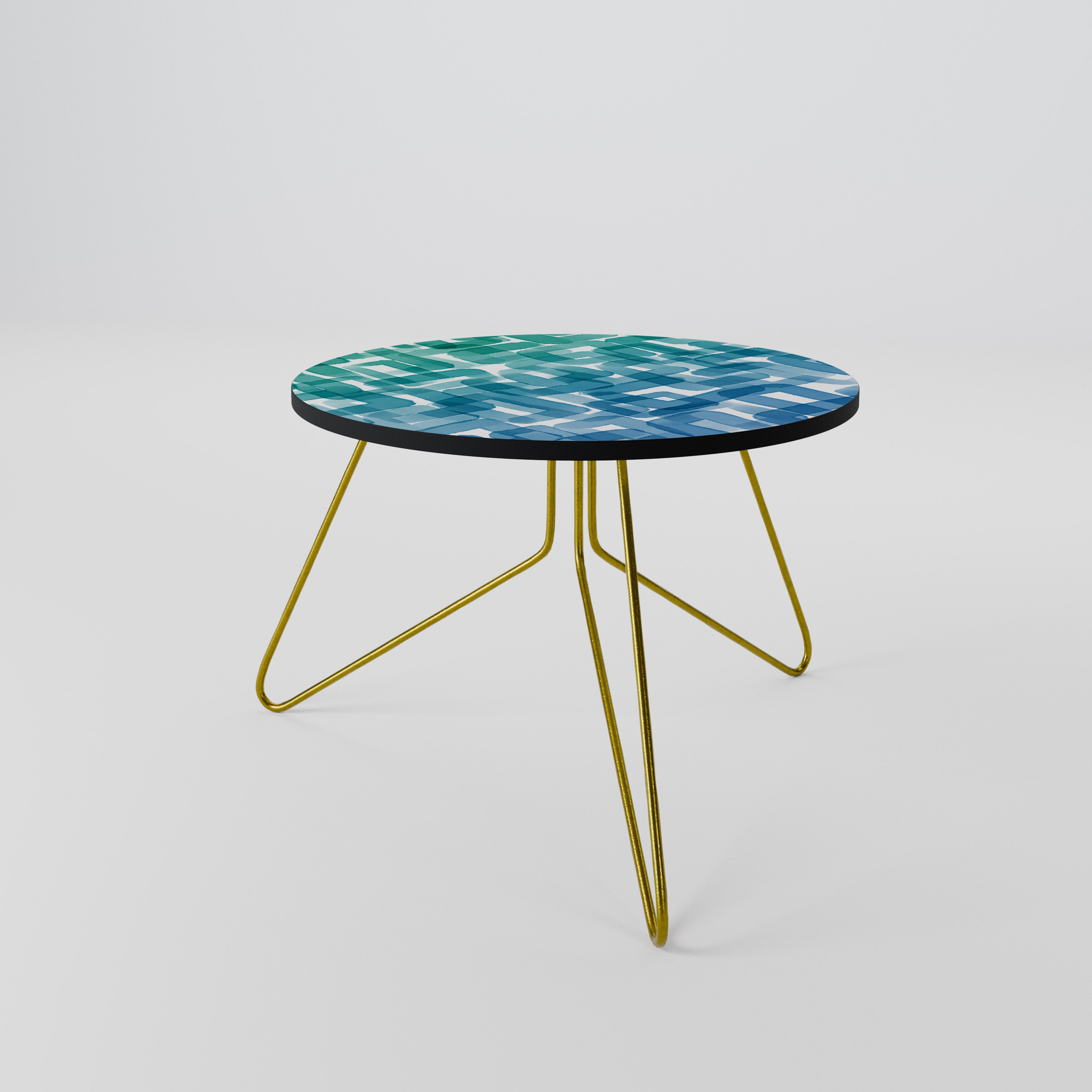TURQUOISE RECTANGLES Coffee Table
