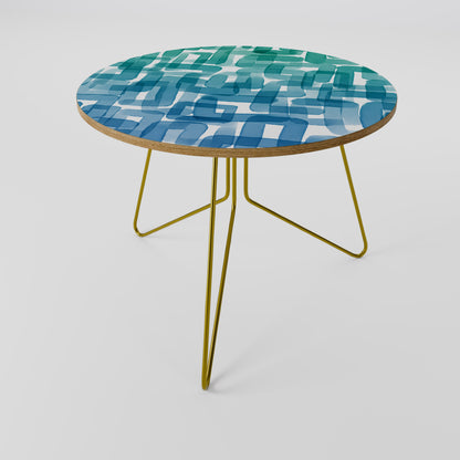 TURQUOISE RECTANGLES Coffee Table 69