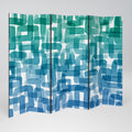 TURQUOISE RECTANGLES Rumsavdelare 6 paneler