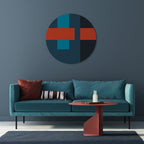 DARK MELANCHOLY Round Wall Art