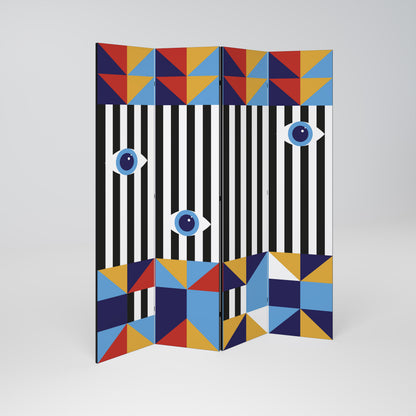 ABSTRACTION AND GEOMETRY Rumsavdelare 4 paneler