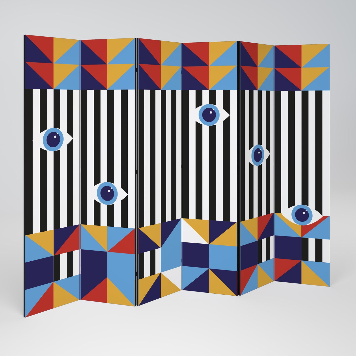 ABSTRACTION AND GEOMETRY Rumsavdelare 6 paneler