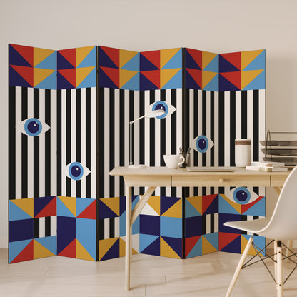 ABSTRACTION AND GEOMETRY Rumsavdelare 6 paneler