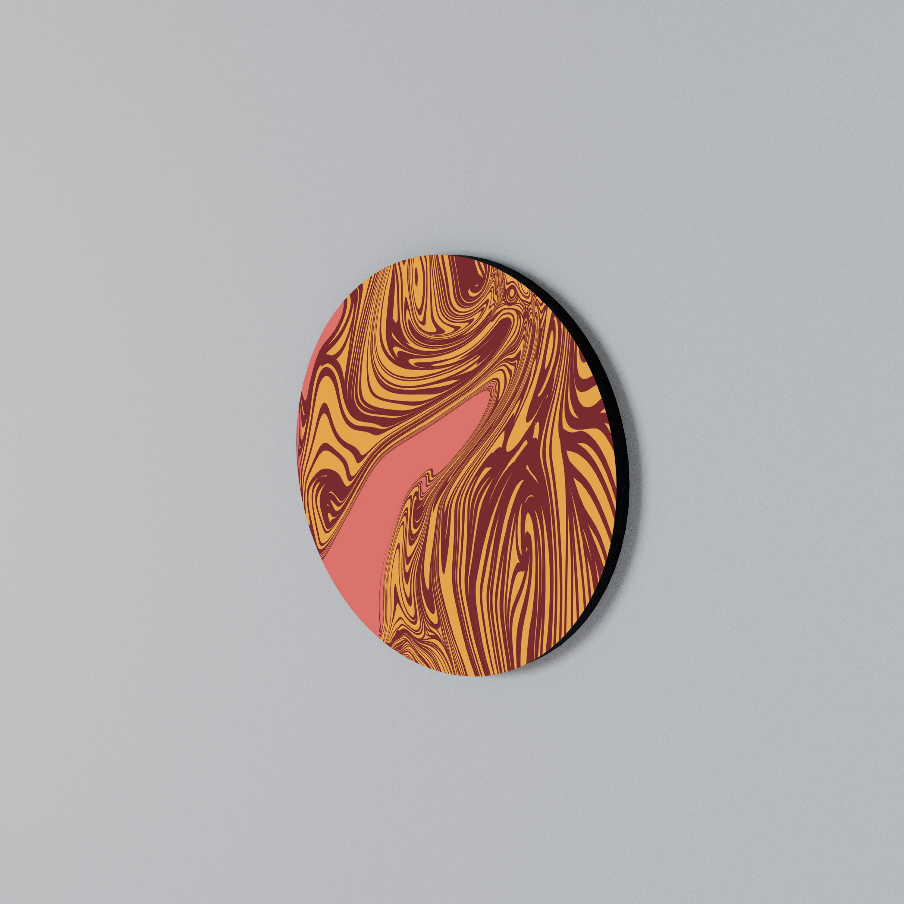 FLOATING THOUGHTS Round Wall Art