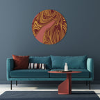 FLOATING THOUGHTS Round Wall Art