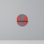 RISING GEOMETRY STARS Oval Art Shelf In Black Finish