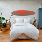 RISING GEOMETRY STARS Dekorativ Surfbräda