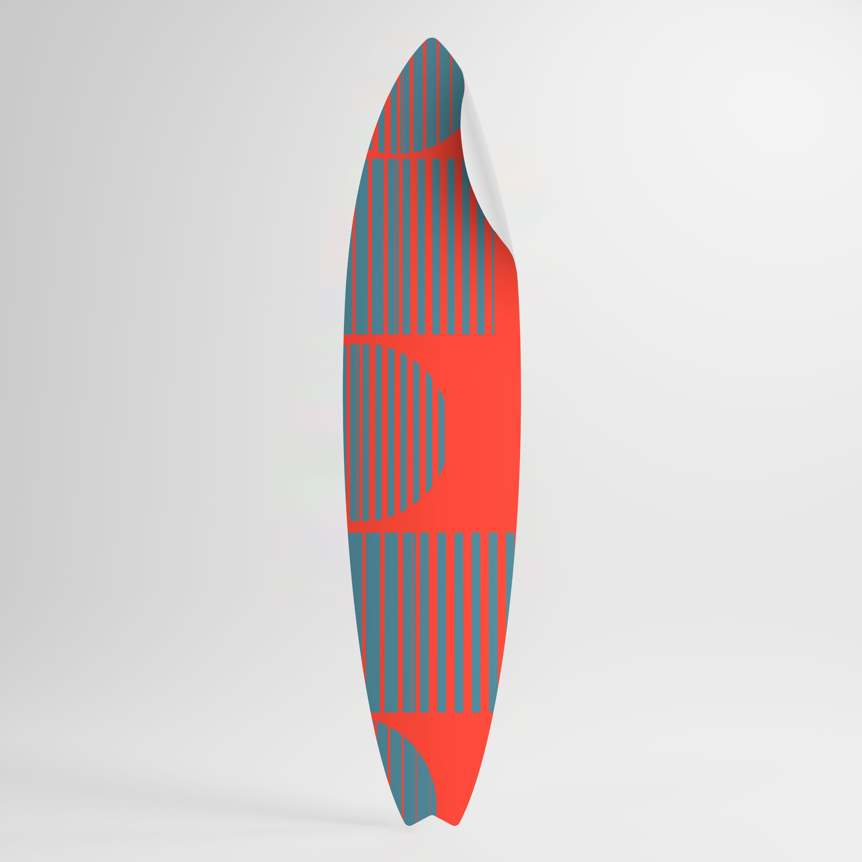 RISING GEOMETRY STARS Peel and Stick Surfboard Sticker