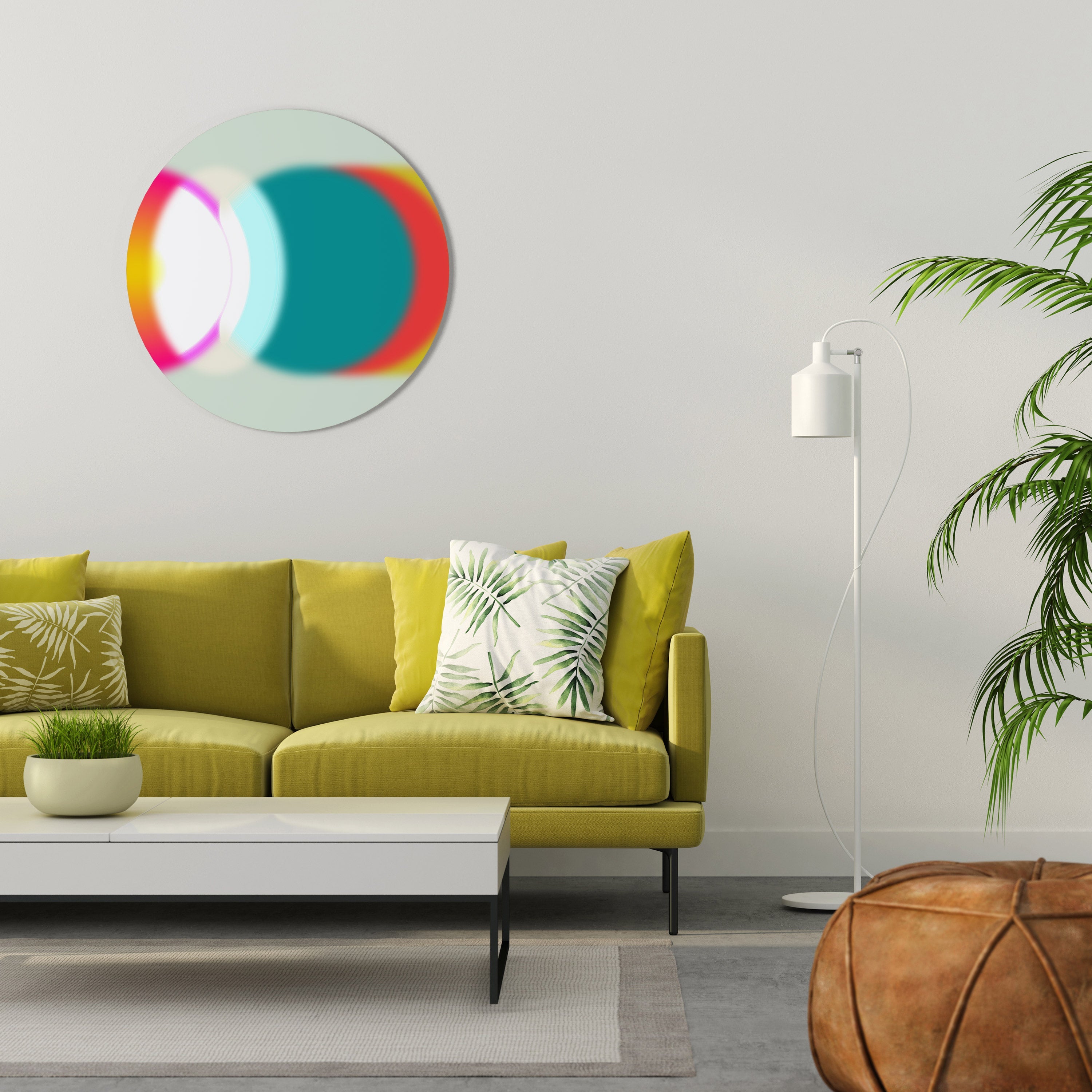 Rund väggdekoration PORTEN TILL MAGI