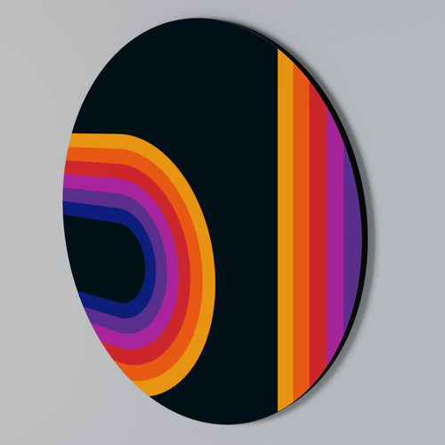 Rund väggdekoration BLINDED BY THE LIGHT