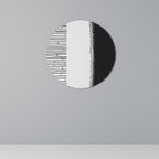 MONOCHROME MUSE Round Wall Art