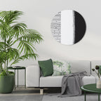 MONOCHROME MUSE Round Wall Art