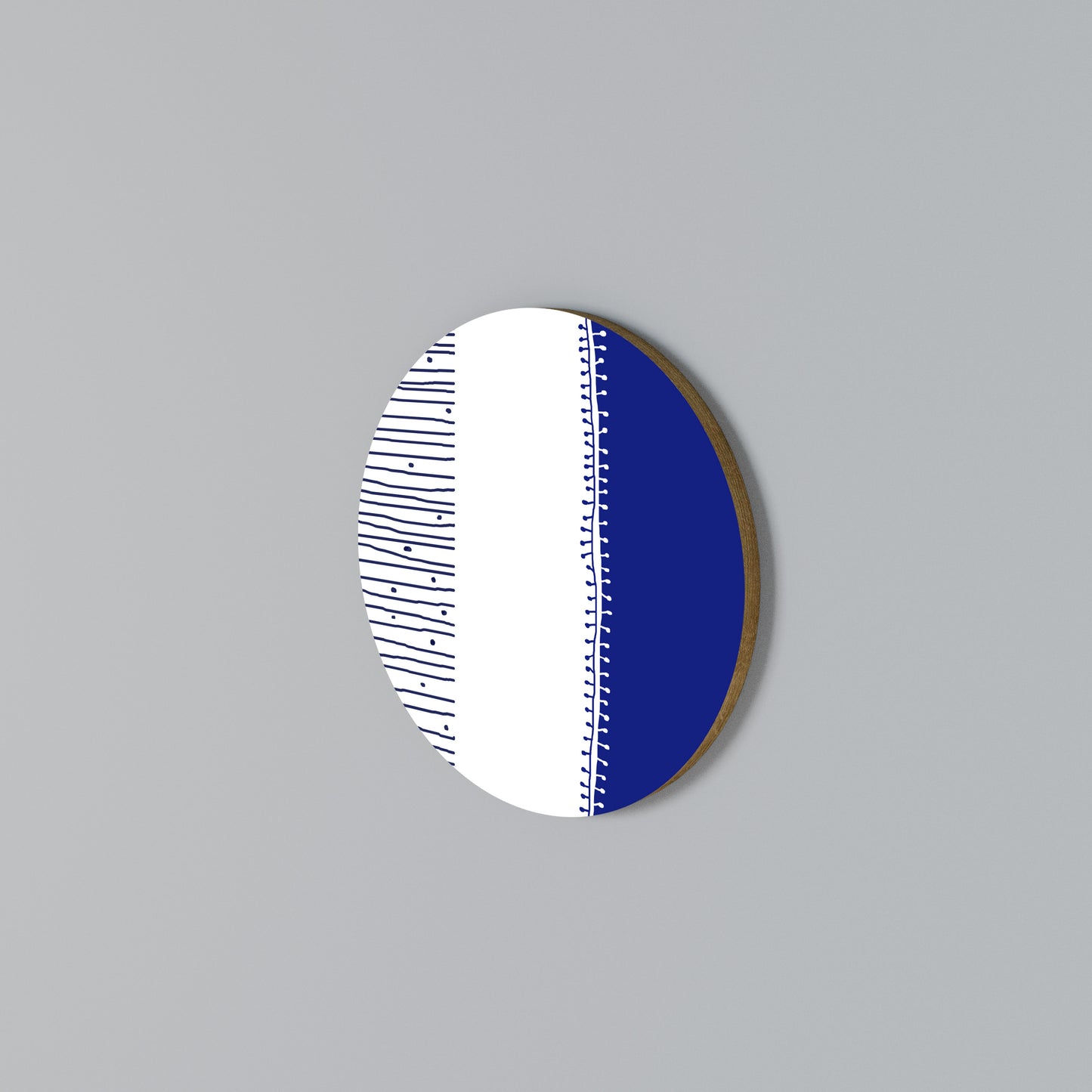 BLUE HARMONY DESIGN Round Wall Art