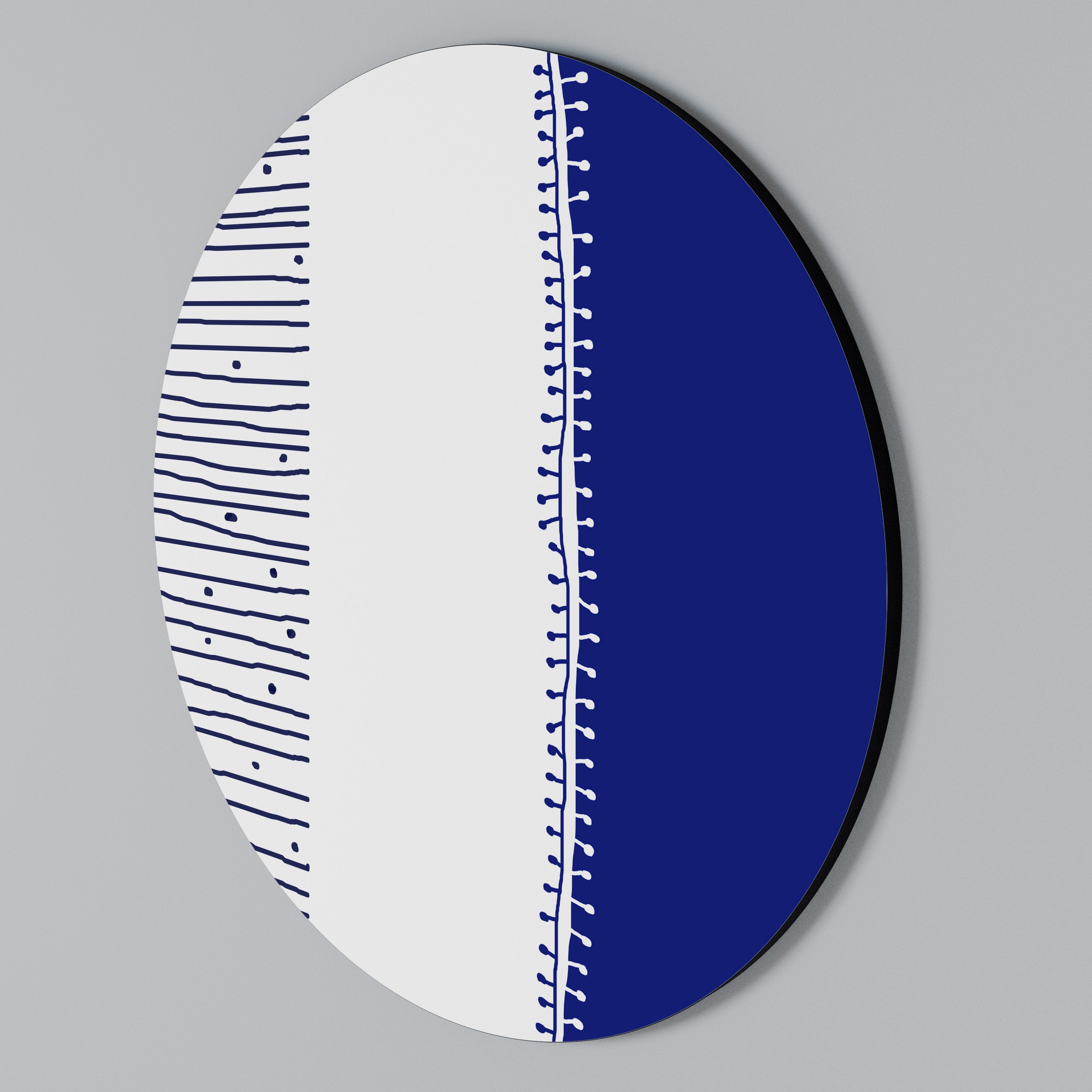 BLUE HARMONY DESIGN Round Wall Art
