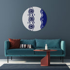DANCE OF DESIGN Round Wall Art