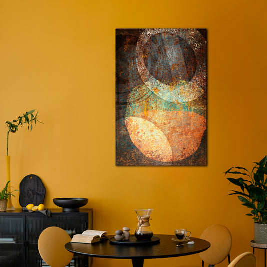 ANTIQUE AURA Vertical Canvas Print