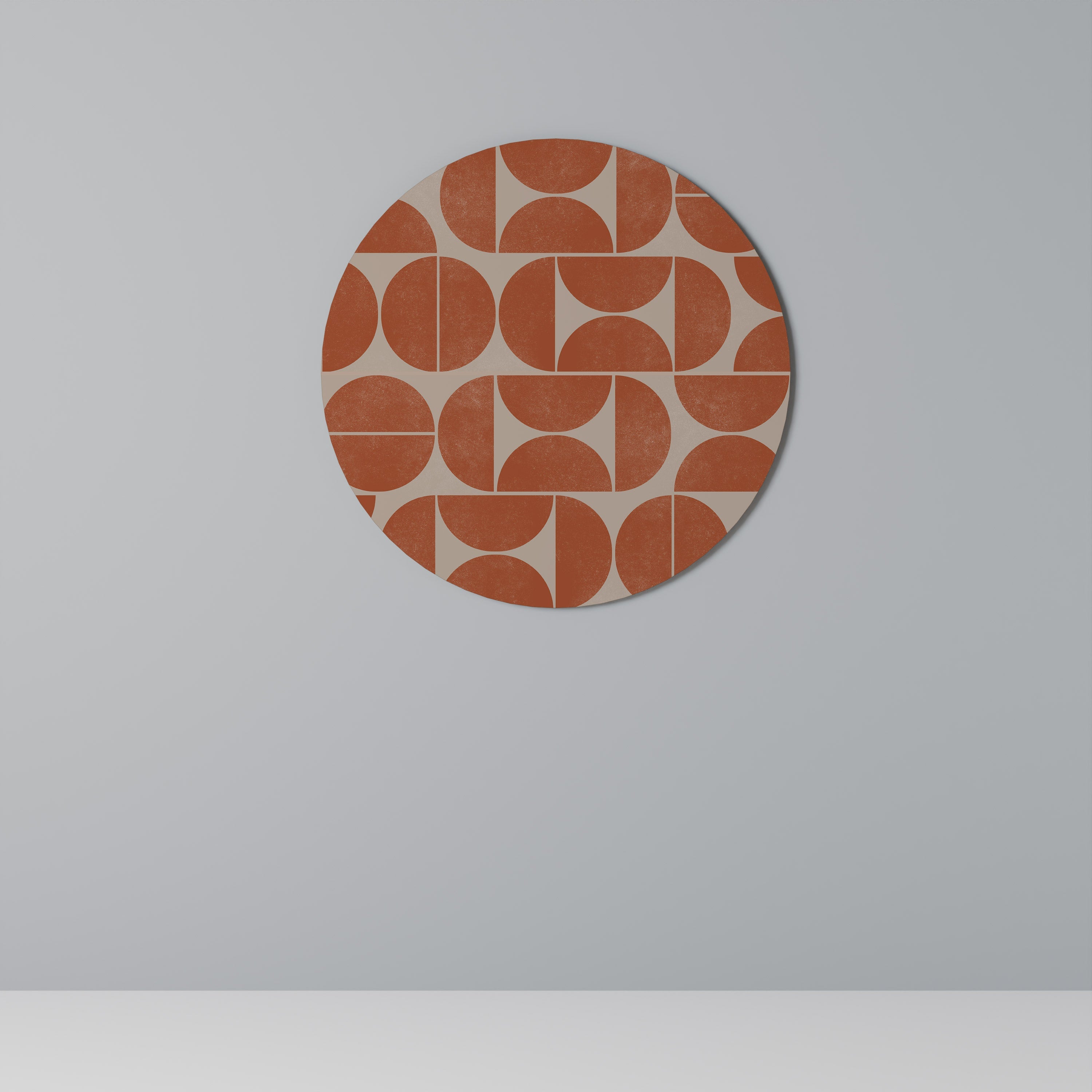 REPETITION COMPULSION Rund väggkonst