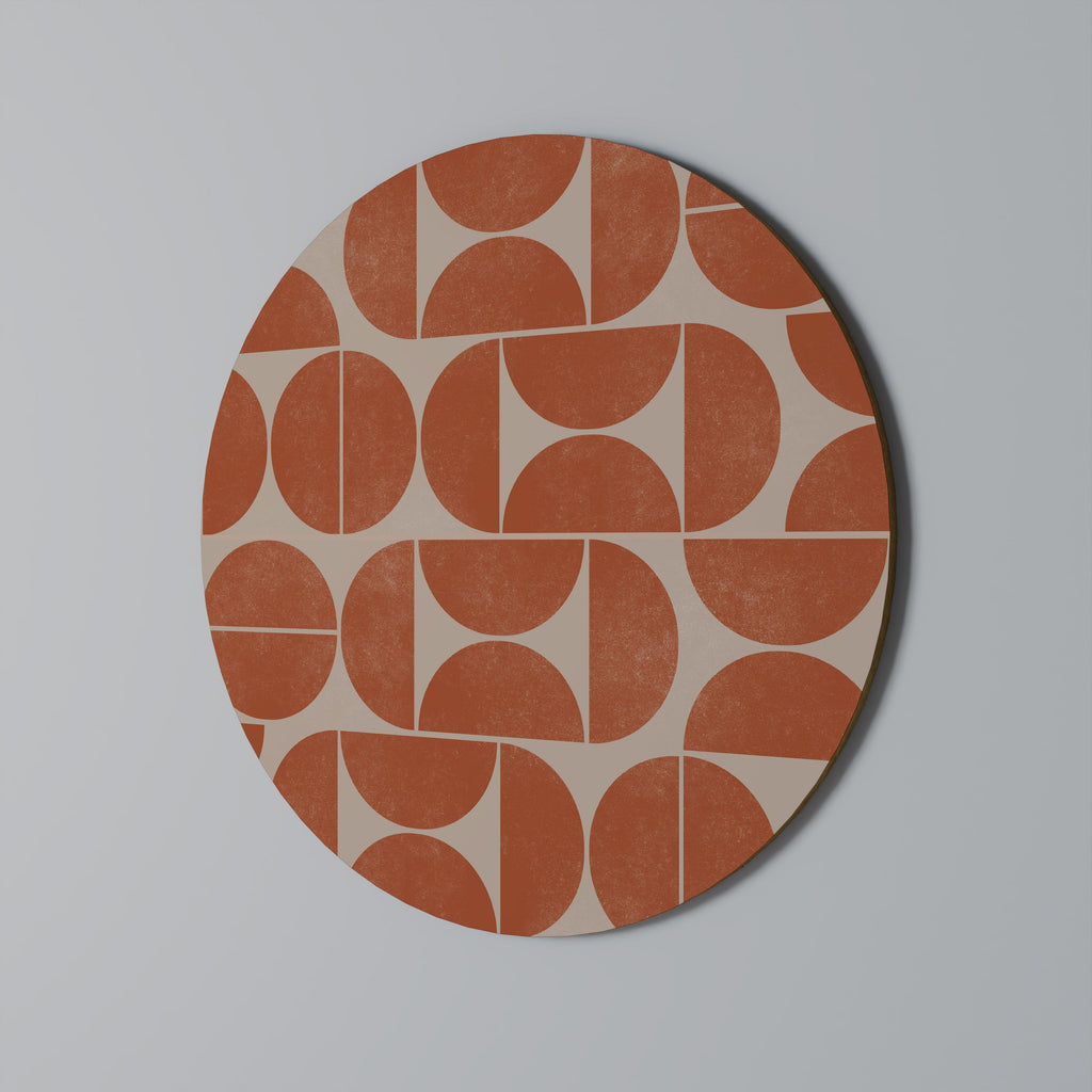 REPETITION COMPULSION Rund väggkonst