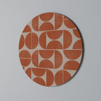 REPETITION COMPULSION Round Wall Art